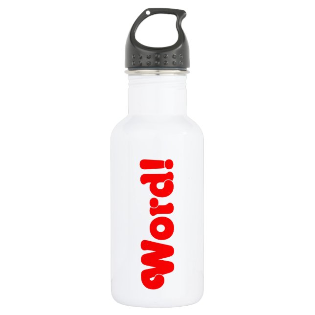 Word! Water Bottle (Front)