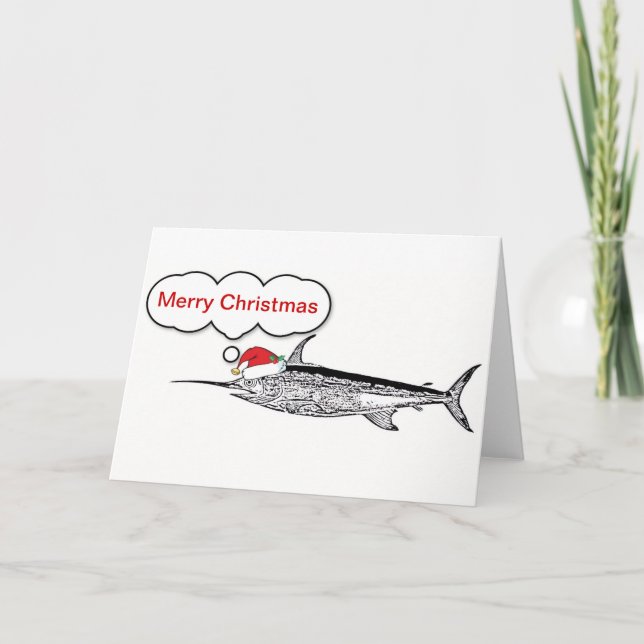 Wordfish Christmas Card (Front)