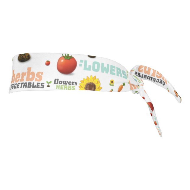 WORDHERB  WORDFLOWER  WORDVEGETABLE HEAD BAND (Rotate 90)