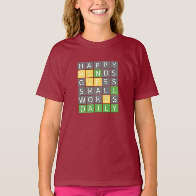 Wordle game T-shirt (Front)