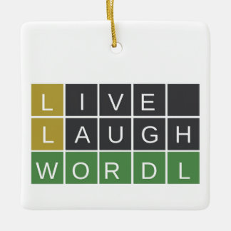 Wordle ornament 