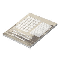 Wordle Scratch Pad Notepad