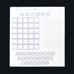 Wordle Scratch Pad Notepad - White<br><div class="desc">Use the scratch pad to work out your Wordle word-game problems off-screen! Featuring "Light Tension" by Wassily Kandinsky (1935)</div>