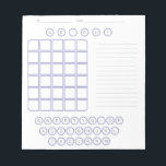 Wordle Scratch Pad Notepad - White<br><div class="desc">Use the scratch pad to work out your Wordle word-game problems off-screen! Featuring "Light Tension" by Wassily Kandinsky (1935)</div>