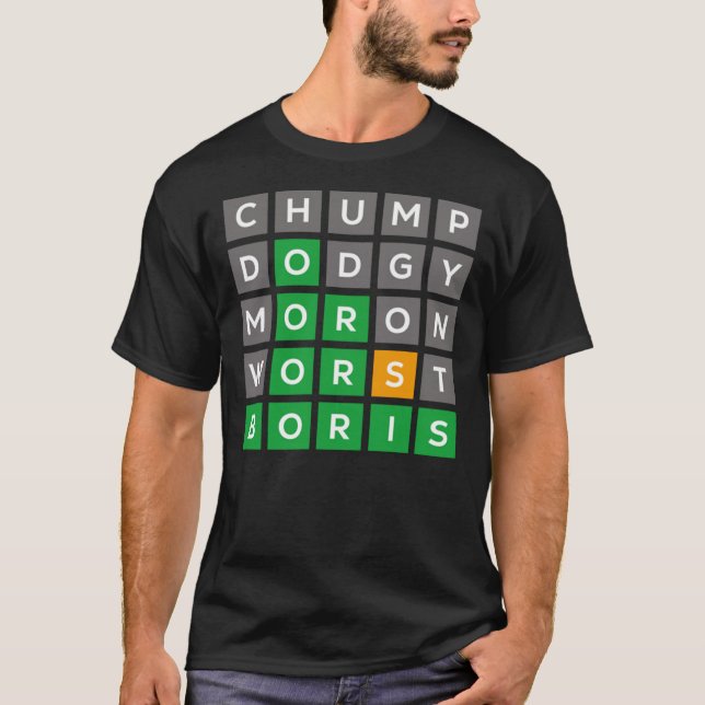 Wordle Tory Boris edition No1 Classic T-Shirt (Front)