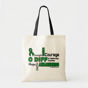 Words...C Diff Tote Bag