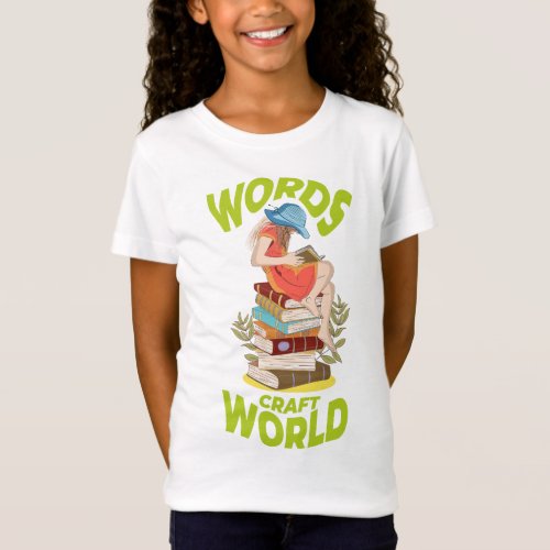 âœWords Craft Worldâ Book Lovers Day  T_Shirt