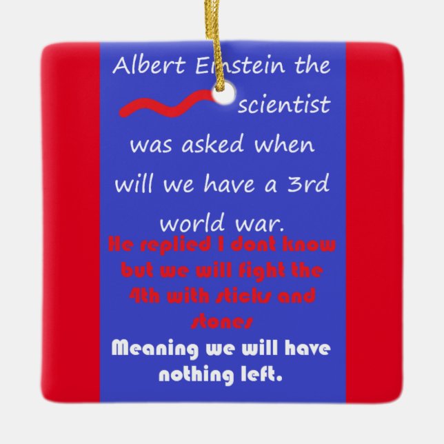 WORDS EDUCATION MATHS SCIENCE IDEAS CERAMIC ORNAMENT (Front)