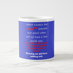 WORDS EDUCATION MATHS SCIENCE IDEAS GIANT COFFEE MUG