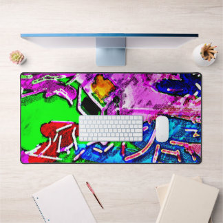 Words Fail Desk Mat