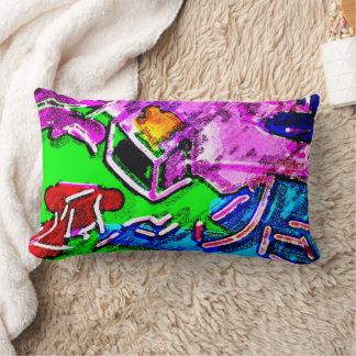 Words Fail Lumbar Pillow