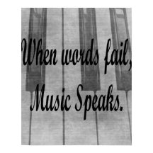 words fail piano music design