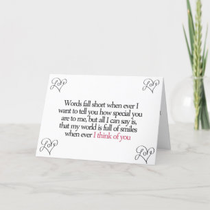 WORDS FALL SHORT TO DESCRIBE MY LOVE 50th ANN! Card