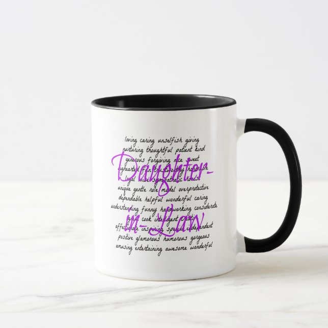 Words for Daughter-in-Law Mug (Right)
