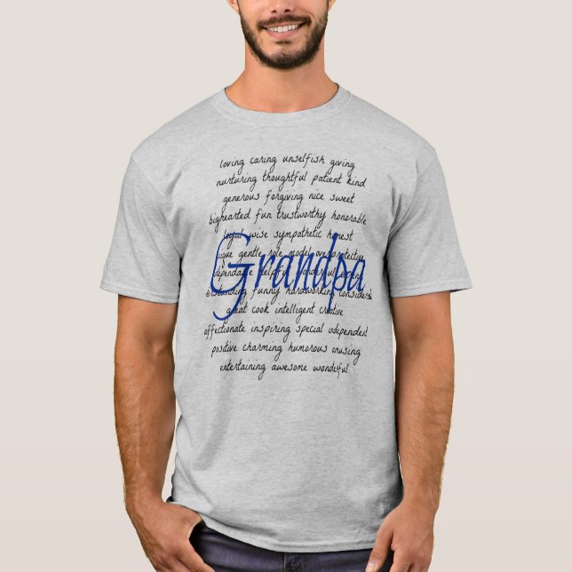 Words for Grandpa T-Shirt (Front)