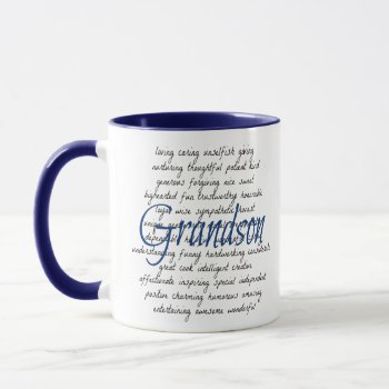 Words For Grandson Mug by Graphix_Vixon at Zazzle
