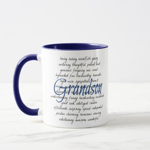 Words for Grandson Mug