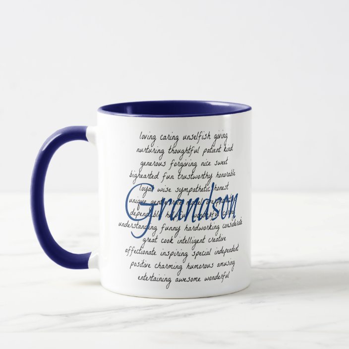 Words for Grandson Mug | Zazzle.com