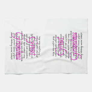 Words for Great Grandma Towel