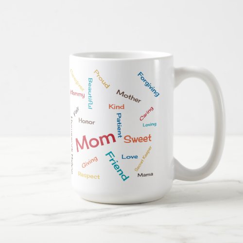Words For Mom Mug