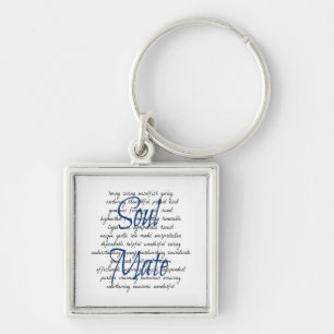 Words for Soul Mate Keychain