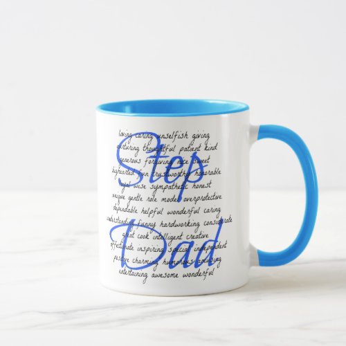 Words for Step Dad Mug