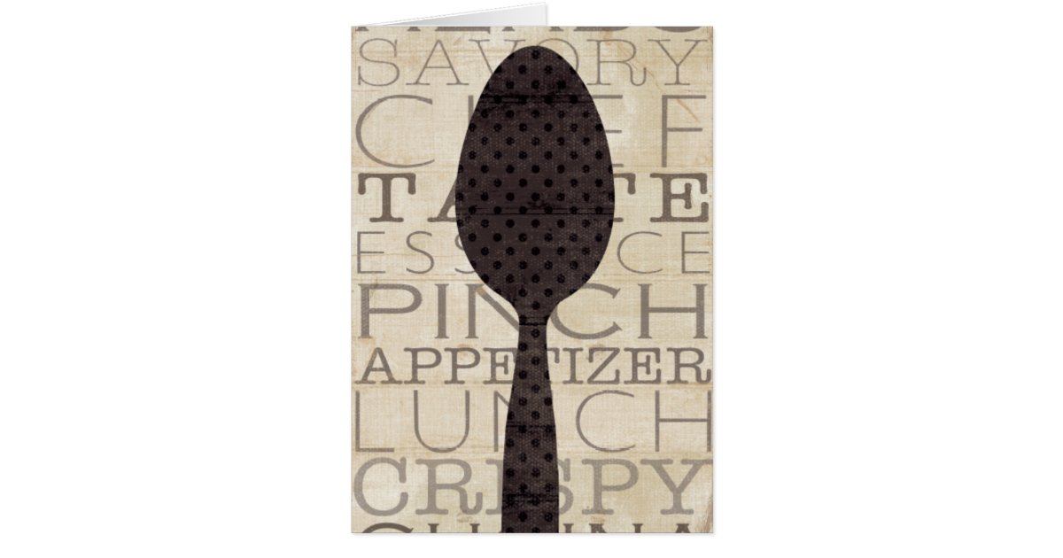 Words for the Kitchen Zazzle