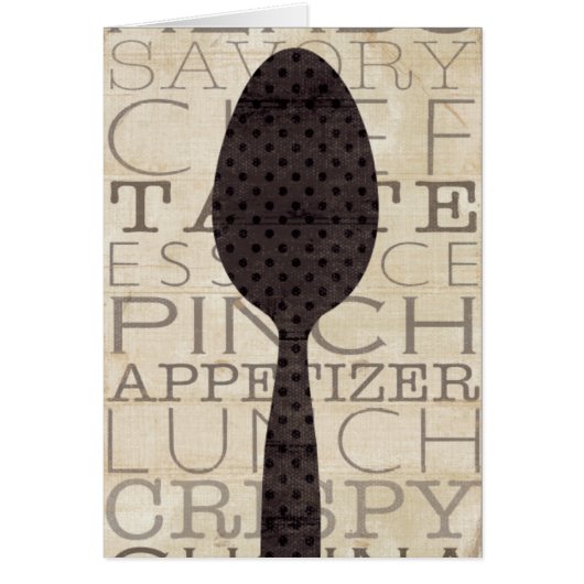 Words for the Kitchen Cards (Front)
