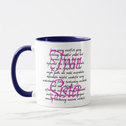 Words for Twin Sister Mug