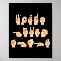 Words Given Shape American Sign Language 1