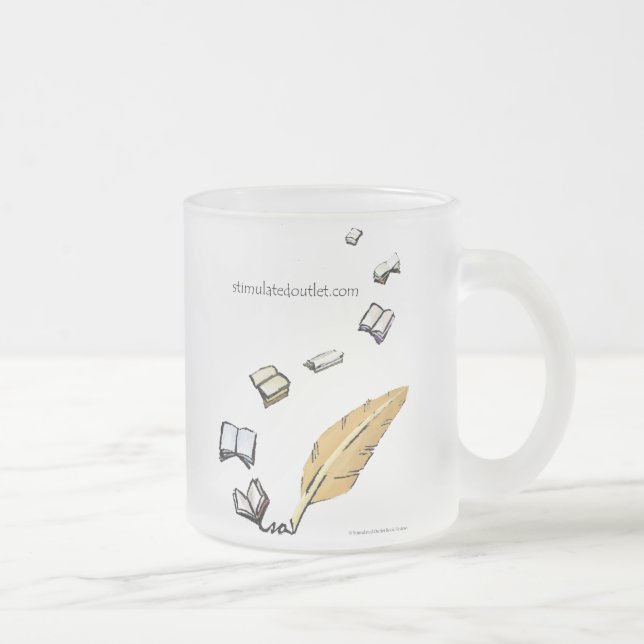 Words In Flight frosted mug (Right)