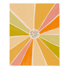 Words Matter. So Speak Kind Words To Yourself Poster