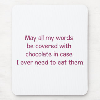 words mouse pad