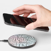 Words of Affirmation Word Art Wireless Charger (Hand)