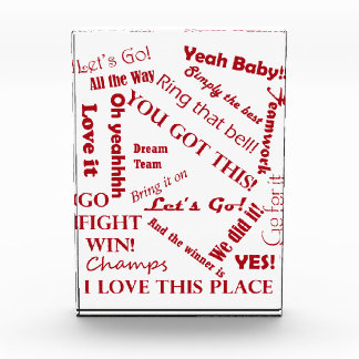 Words of Encouragement Acrylic Award