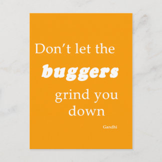 Words of encouragement when times are bad - Brexit Postcard