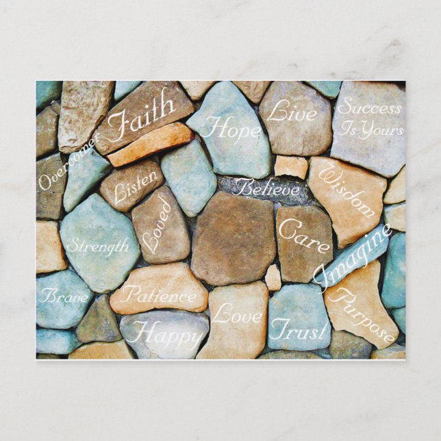 Words Of encouragement,Words of Hope_ Postcard (Front)