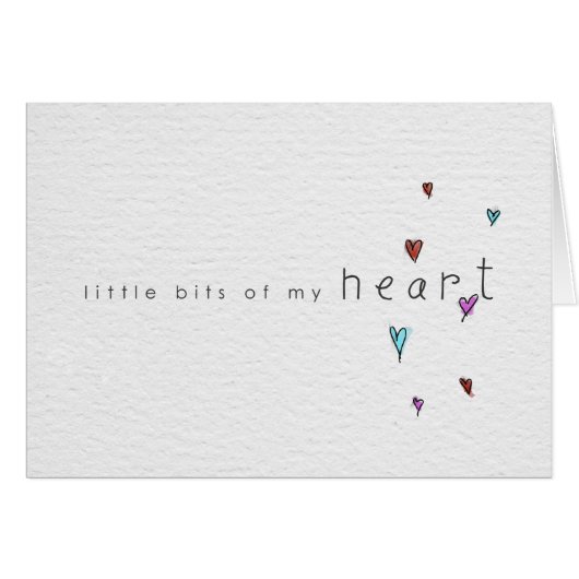 words of endearment cards (Front Horizontal)