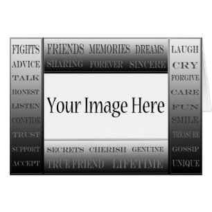 Words Of Friendship-Picture Frame by ShirleyTaylor Cards