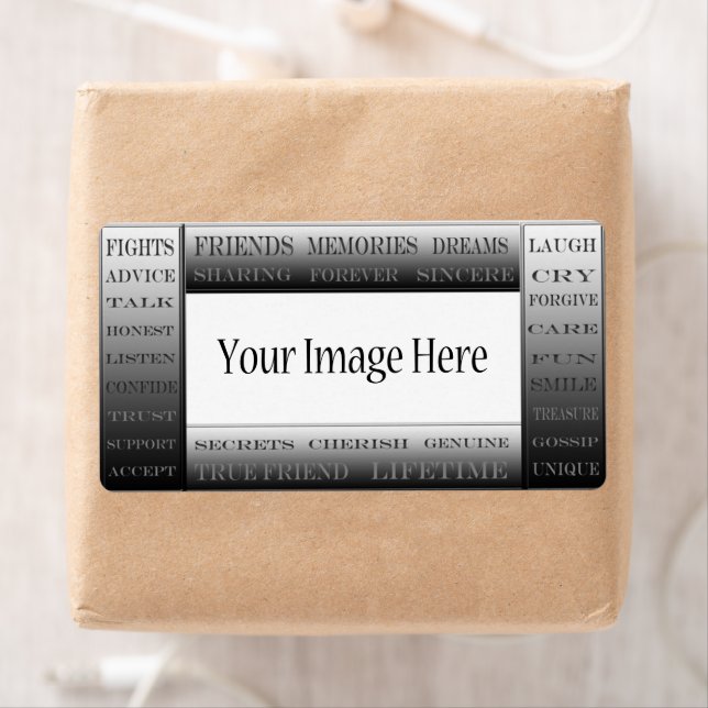 Words Of Friendship-Picture Frame by ShirleyTaylor Label (Insitu)