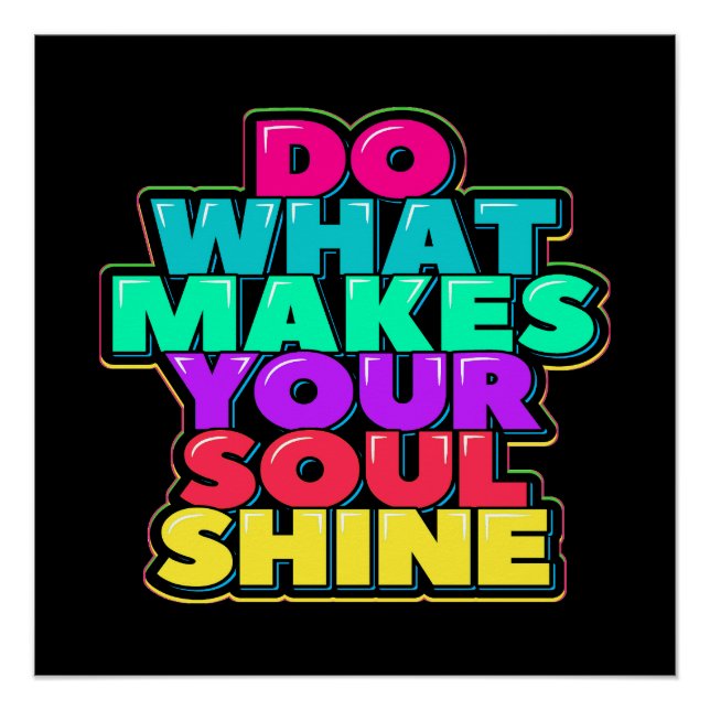 Words of Fun Wisdom Poster (Front)