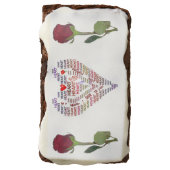 Words of Heart 3.5" x 2" Brownies (Rotated)