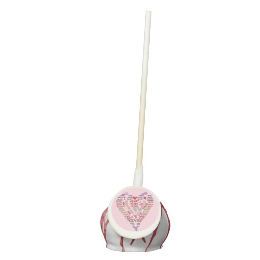Words of Heart Cake Pops (Front)