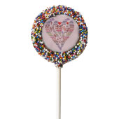 Words of Heart Dipped Oreo Cookie Pops (Zoomed)