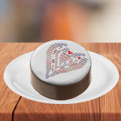 Words of Heart Dipped Oreo Cookies