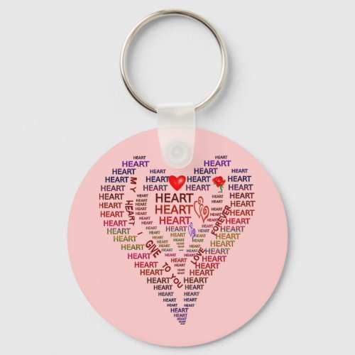 Words of Heart Keychain