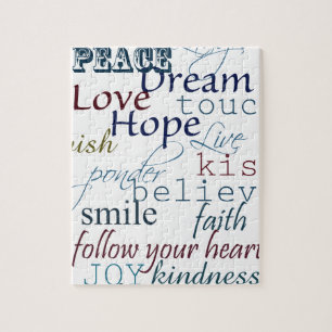 Words of Inspiration Jigsaw Puzzle