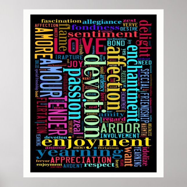 Words of Love #3 Poster (Front)