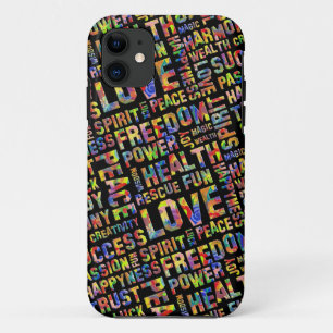 Words Of The Spirit Way / Positive Thinking 1 iPhone 11 Case