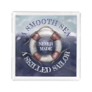 Words of Wisdom Art Acrylic Tray